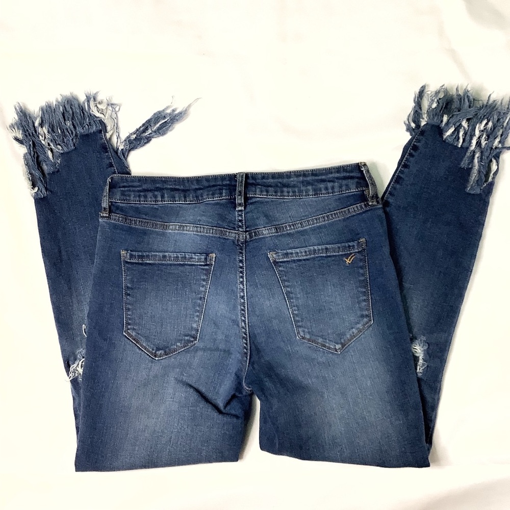 William Rast Destroyed Ankle Skinny Jeans Size 28 - Picture 6 of 7